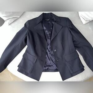 Ann Taylor Navy Blazer (SIZE 0P)